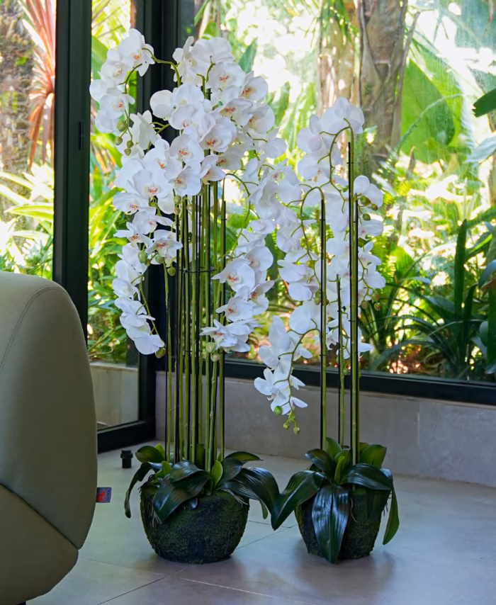 Orchidee artificielle 118 cm - Plante artificielle