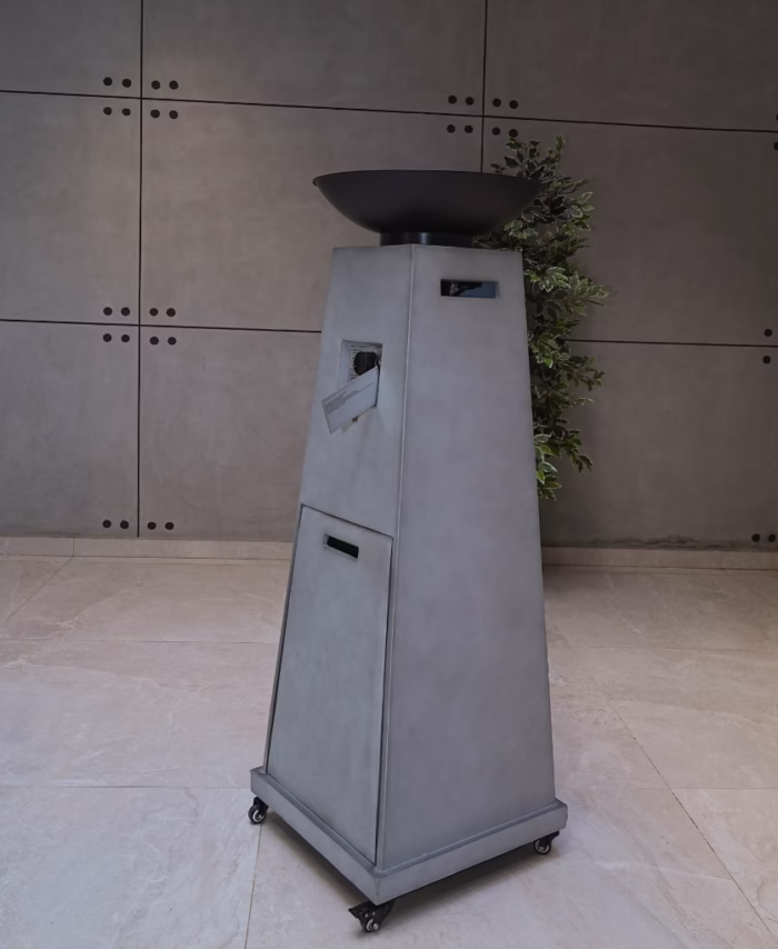 Chauffage Extérieur ARBRE – Colonne Chauffante à Gaz en Matériau Minéral