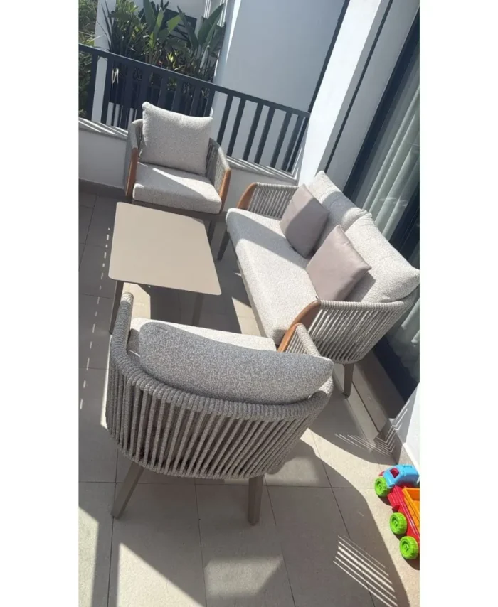 Salon Pelosa Gris anthracite